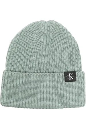 Calvin Klein Logo-patch knitted beanie