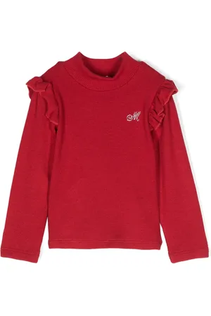 MONNALISA Costina fine-ribbed T-shirt