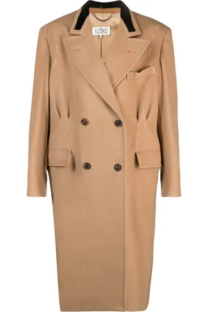 Maison Margiela Four-stitch double-breasted coat