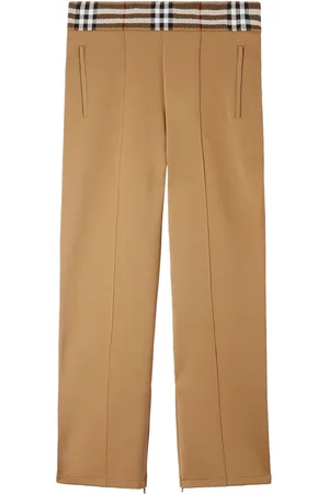 Burberry Check-trim joggings trousers