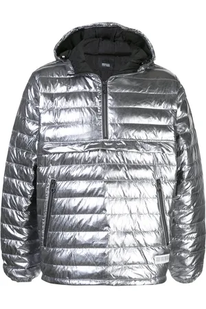 MOSTLY HEARD RARELY SEEN Quarter zip puffer jacket