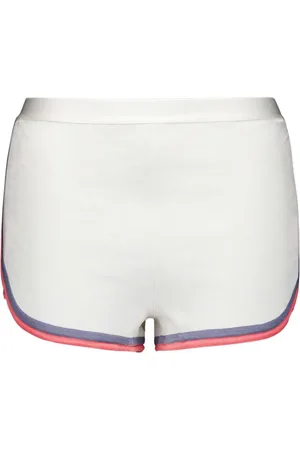 Fendi Contrast-trim knit shorts