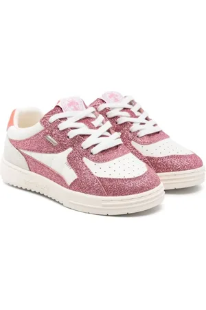 Palm Angels University glitter-detail sneakers