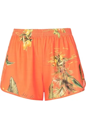 Lygia & Nanny Floral-print high-waist shorts