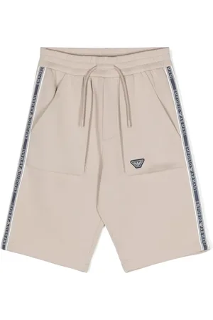 Emporio Armani Logo-stripe track shorts