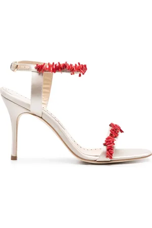 Manolo Blahnik Cienzan 90mm satin sandals