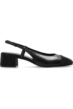 Tory Burch 45mm cap-toe slingback pumps