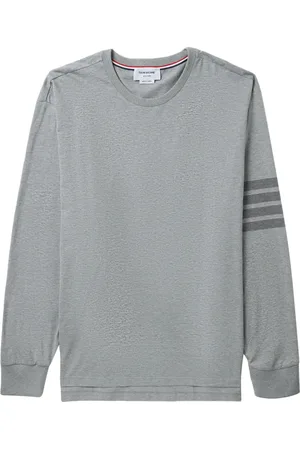 Thom Browne 4-Bar stripe cotton T-shirt