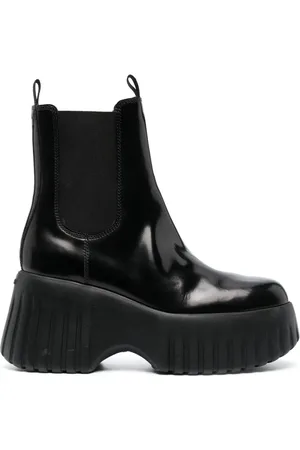Hogan H-stripes wedge chelsea boots
