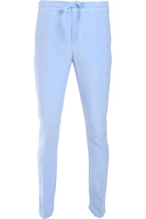 120% Lino Drawstring-waist trousers