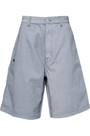 Izzue Logo-embroidered cotton cargo shorts