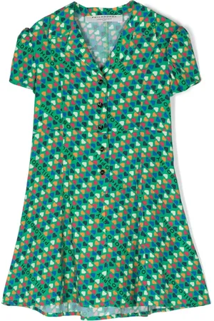 PHILOSOPHY DI LORENZO SERAFINI Heart-print shirt dress