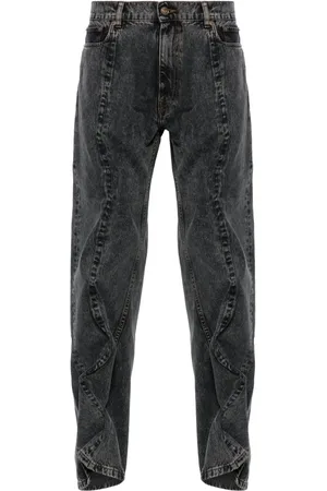 Y / PROJECT Evergreen Wire mid-rise straight jeans