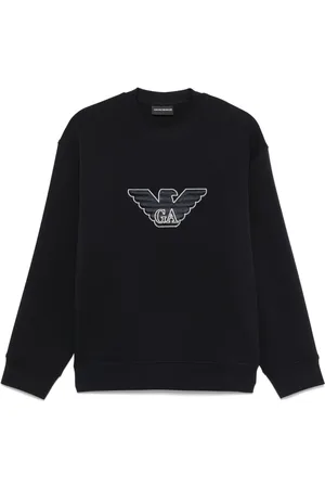 Emporio Armani Logo-patch sweatshirt