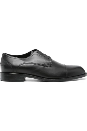 HUGO BOSS Logo-deed derby shoes