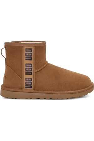 UGG Classic suede logo-detail ankle boots