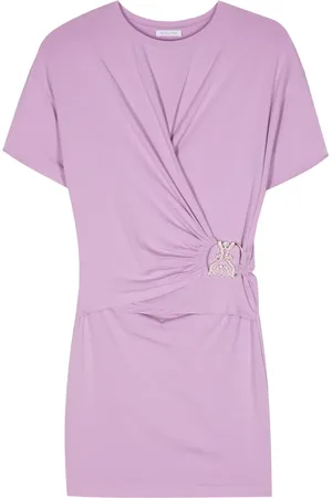 Patrizia Pepe Logo-buckle mini dress