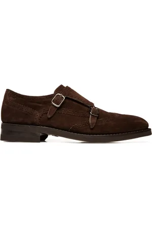 Bally Suede monk shoes