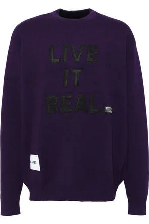 Izzue Appliqu?? slogan jumper