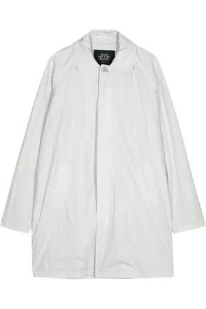 MAN ON THE BOON. Garment dying raglan coat