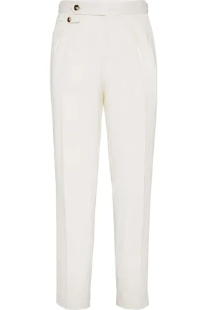 Brunello Cucinelli Twill tailored trousers