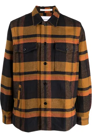 Norse projects Julian plaid-check shirt jacket