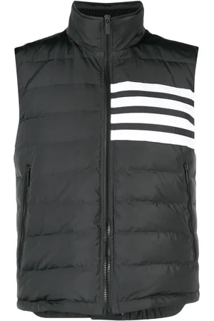 Thom Browne Stripe-detail padded gilet