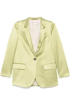 PESERICO SIGN Single-breasted satin blazer