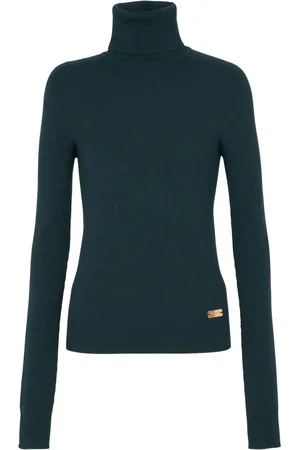Balmain Logo-plaque wool jumper