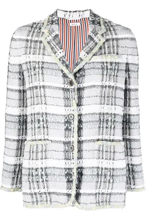 Thom Browne Tweed single-breasted jacket