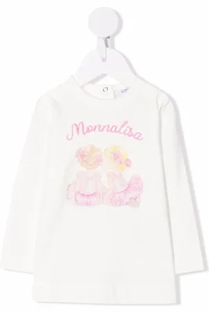 MONNALISA Graphic-print cotton T-shirt