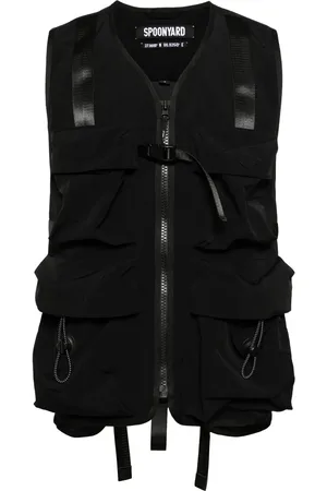 Spoonyard Logo-appliqu??d ripstop waistcoat