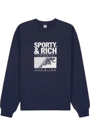 Sporty & Rich Motion Club logo-print sweatshirt
