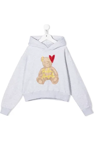 Palm Angels Embroidered-logo cotton hoodie