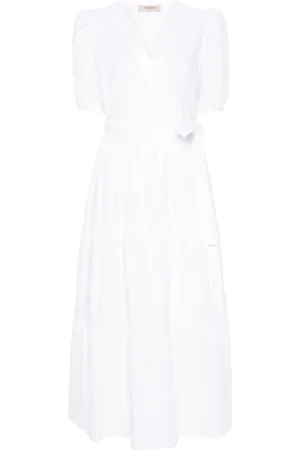 Twin-Set Cotton poplin maxi dress