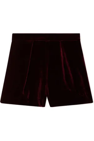 BONPOINT Velvet-effect straight-leg shorts