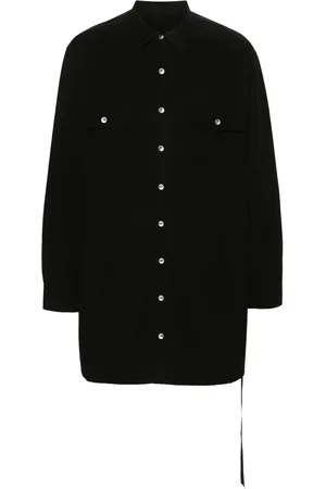 Rick Owens Long-sleeve cotton shirt
