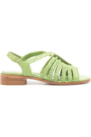 Sarah Chofakian Le Marais braided leather sandals