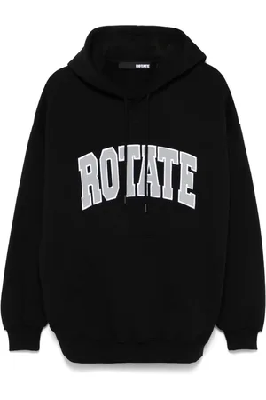 ROTATE Logo-embroidered hoodie