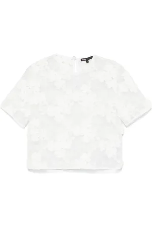 Maje Floral-lace T-shirt