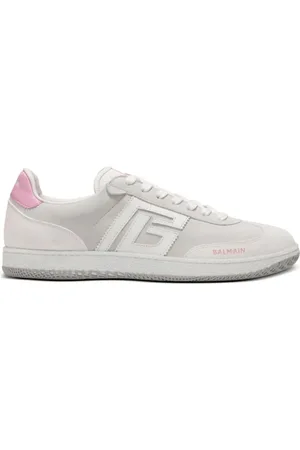 Balmain Swan panelled sneakers