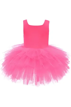 Mimi Tutu Square-neck tutu dress