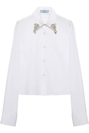 Prada Crystal-embellishmed shirt