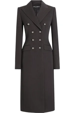 Dolce & Gabbana Double-breasted padded-hips coat