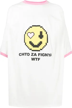 Natasha Zinko Smiley-print T-shirt