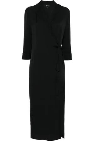 THEORY Lapel maxi dress