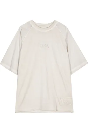 Izzue Logo-embroidered cotton T-shirt