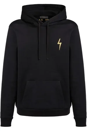 Giuseppe Zanotti Embroidered logo drawstring hoodie