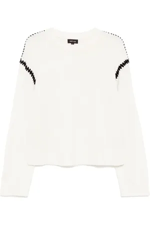 tout a coup Contrast-trim sweatshirt