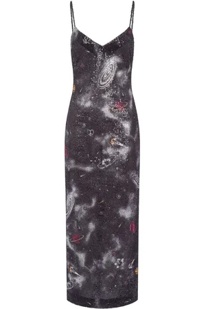Moschino Astral pattern maxi dress